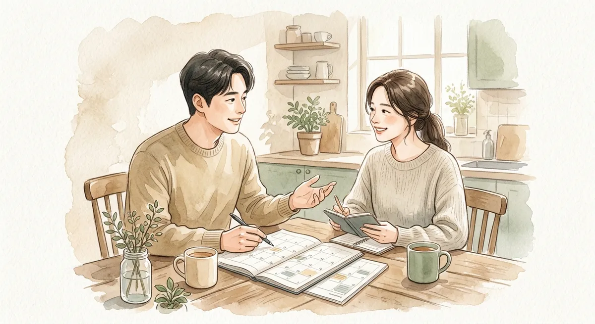 맞벌이 부부 가족돌봄 휴가 분담 갈등 풀기, 서로의 부담을 나누는 5단계 대화법