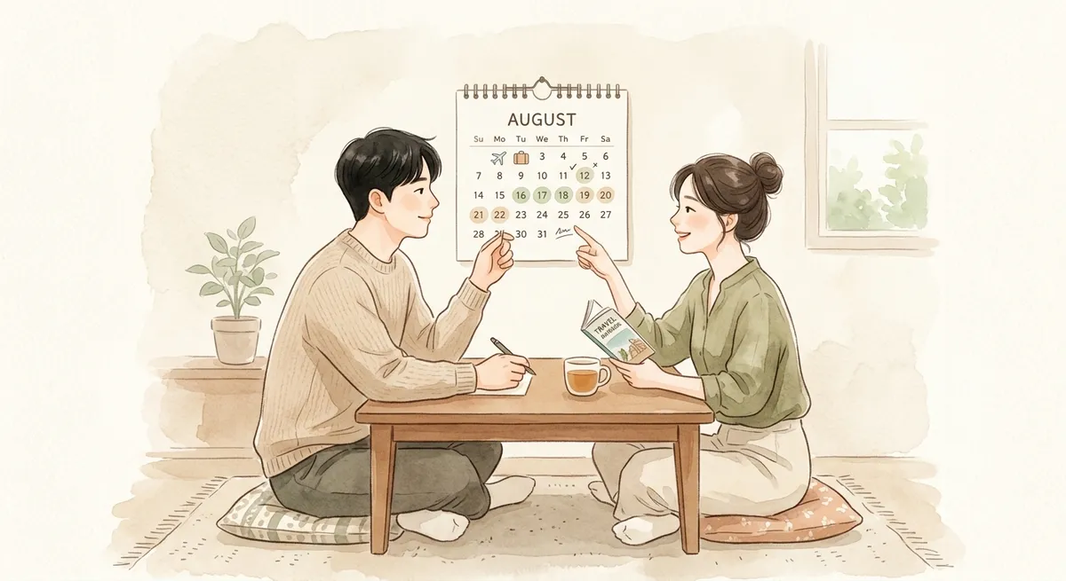 휴가 일정 조율로 시작된 부부싸움, 풀어가는 대화법